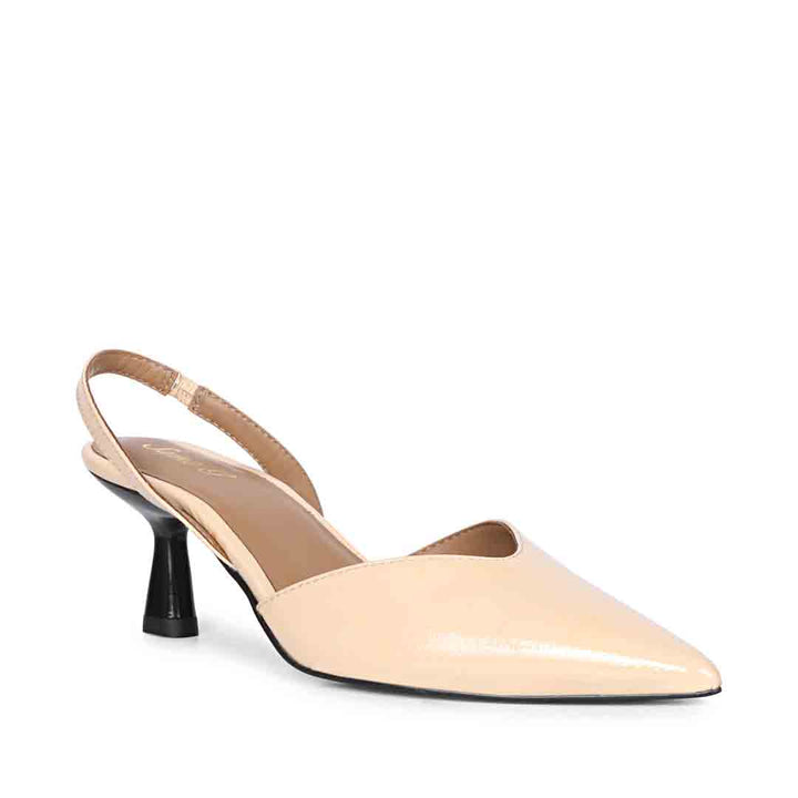 Saint Nanette Beige Leather Pumps