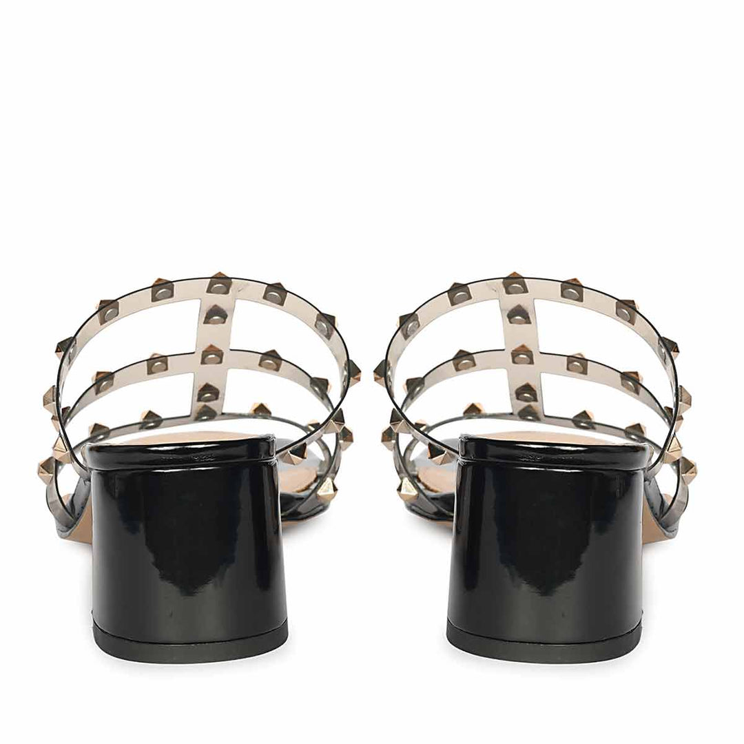 Edgy Metal Stud Heels