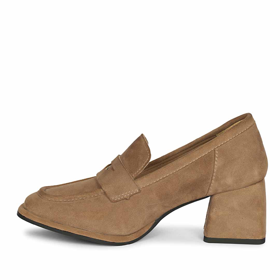 Viviana Suede - Heel Loafers