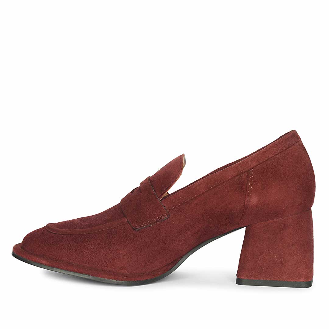 Viviana Suede - Heel Loafers
