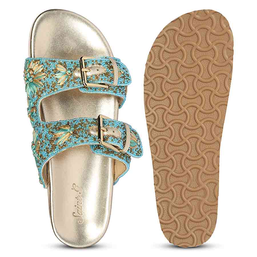Saint Elliot Tarquic Leather Platform Sandals