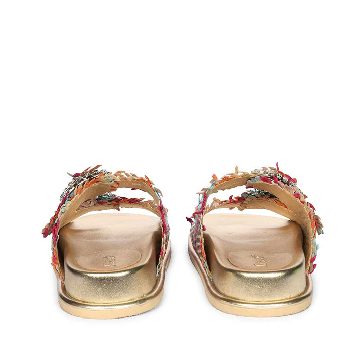 Saint Nuala Crystal Stone Multi Woven Leather Sandals