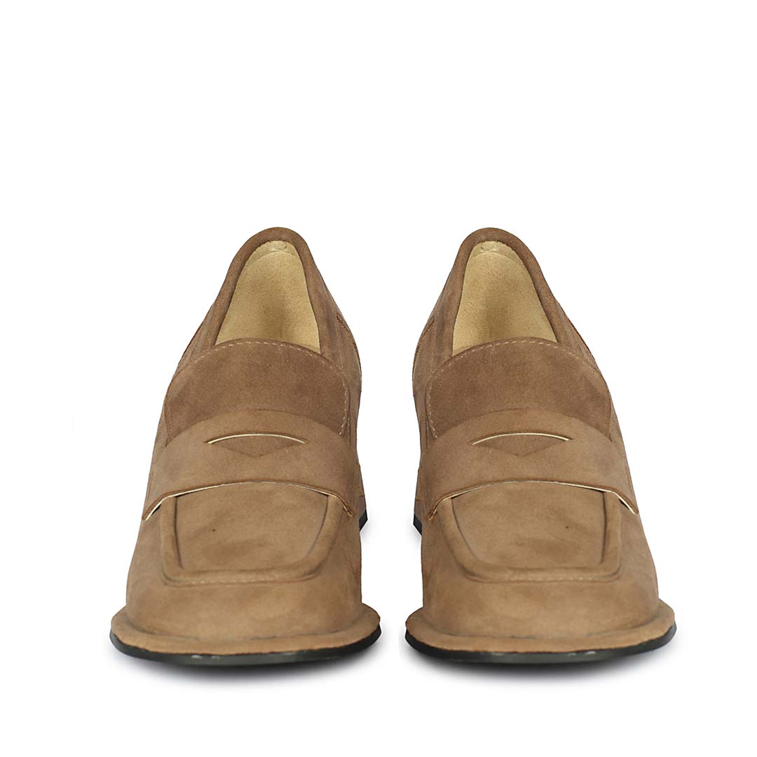 Viviana Suede - Heel Loafers