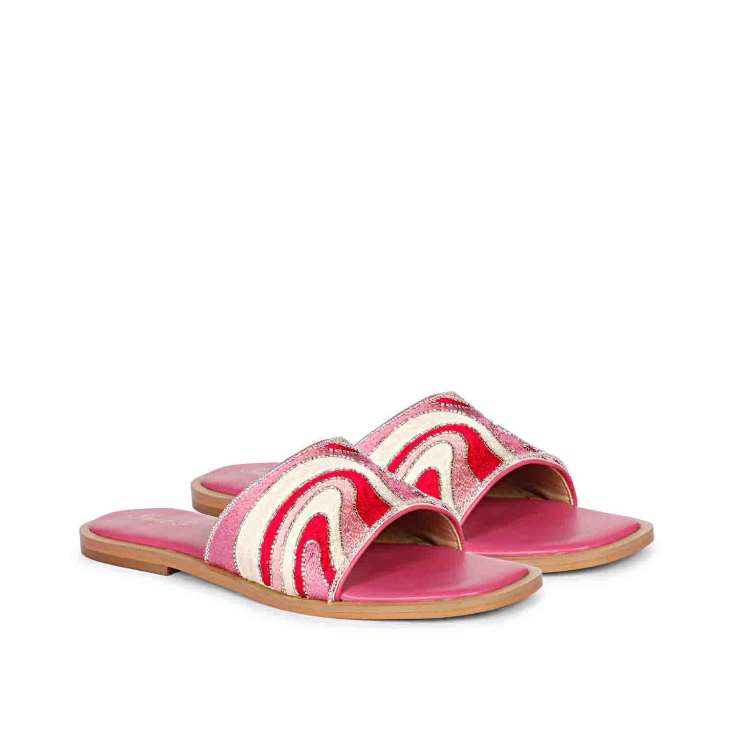 SAINT GIORGIA MULTI PINK SLIP ON