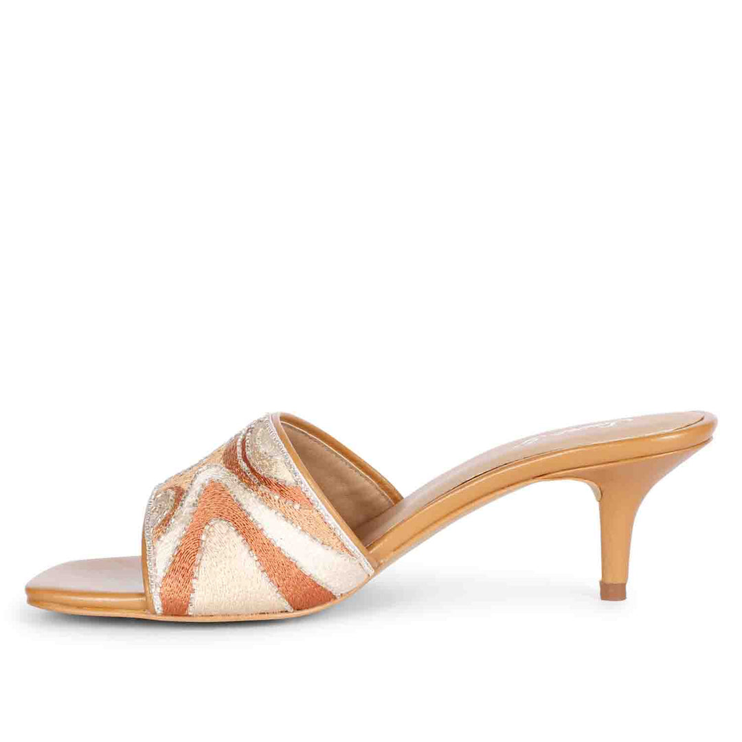 Saint  Rina multi brown heels
