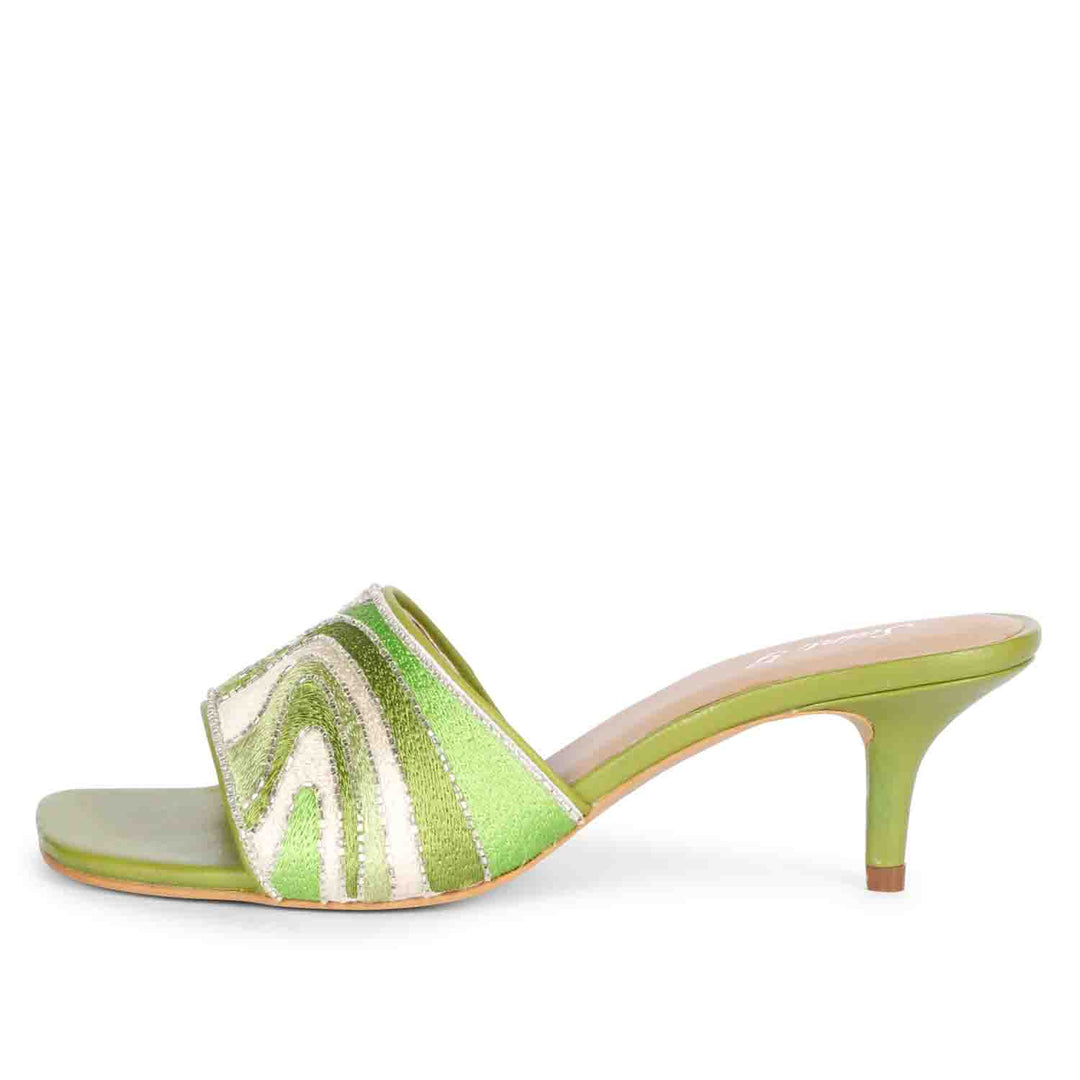 Saint  Rina multi green  heels