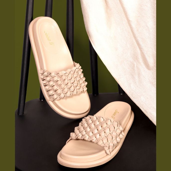 Saint  Caterina beige flat sandal