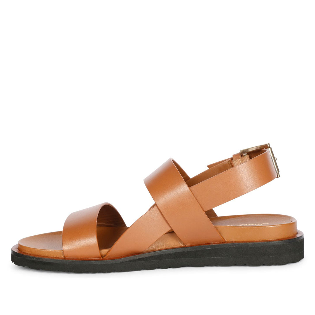 Saint  sicily Tan  Studded Strappy Sandals