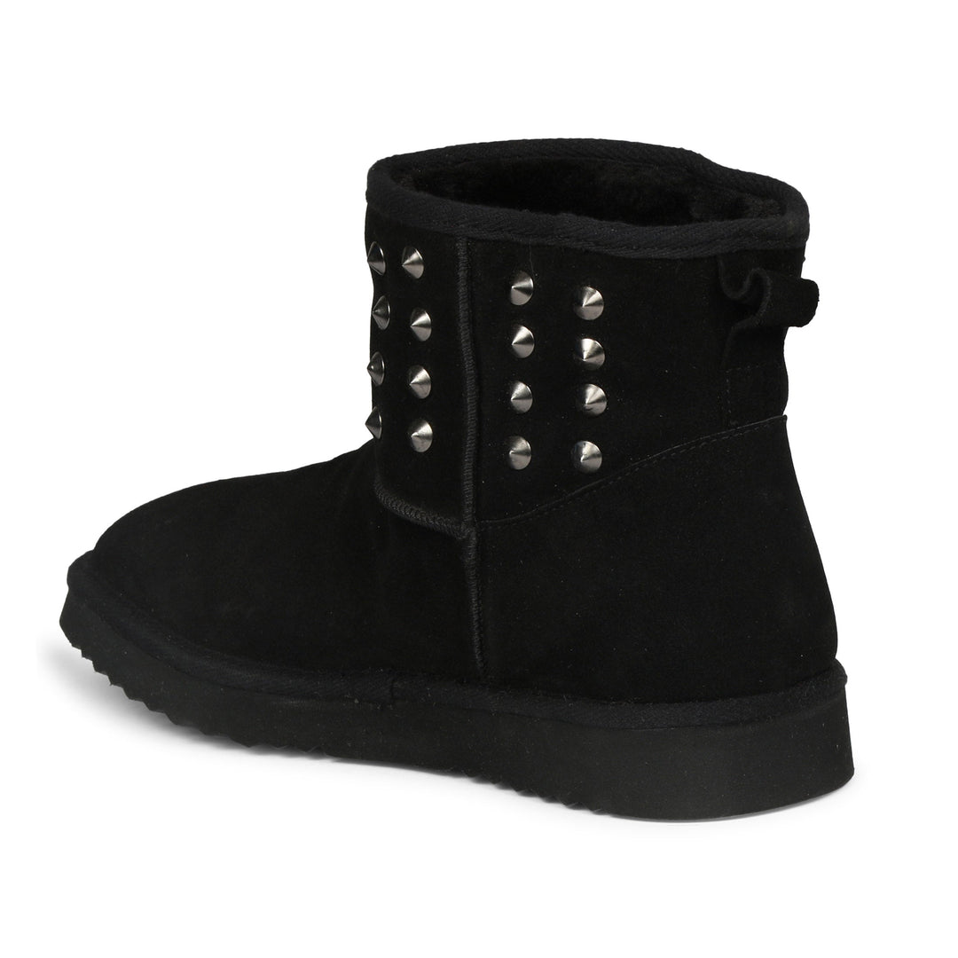 Saint Alessio Black Leather Ankle Boots - SaintG