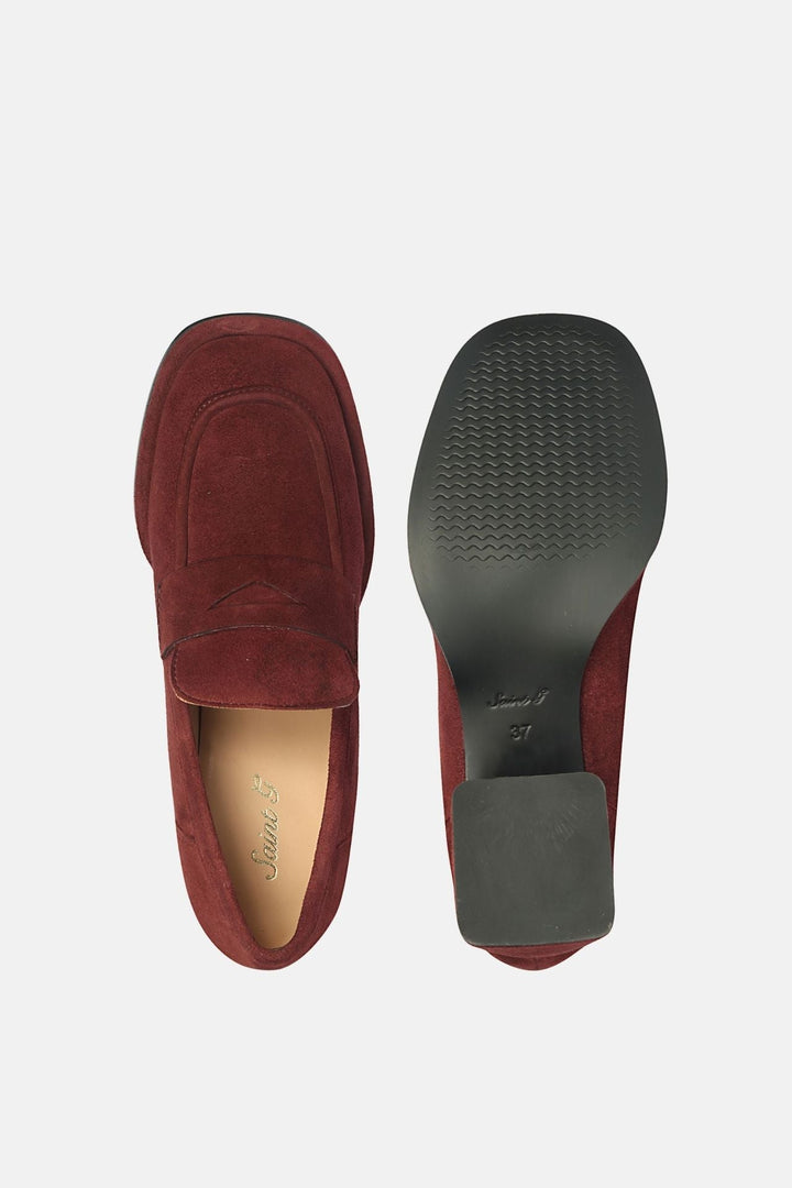 Viviana Suede - Heel Loafers