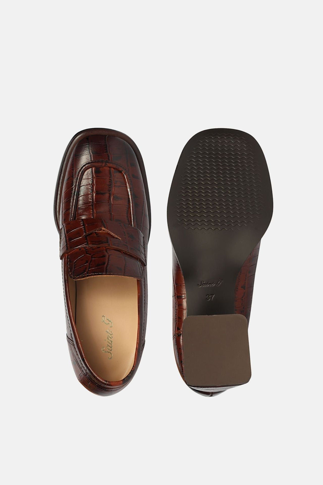 Viviana Croco - Heel Loafers