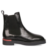 Aster Black Leather Handcrafted Chelsea Boots