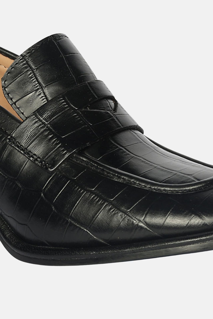 Viviana Croco - Heel Loafers