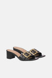 The Saint G - Glo - Black Sandals