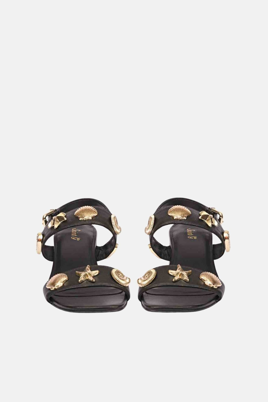 The Saint G - Uri - Black Sandals