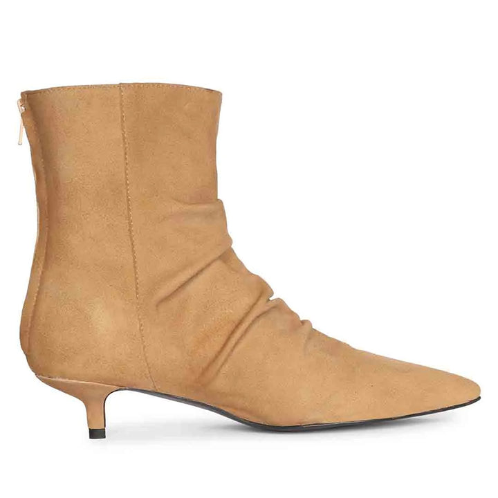 Saint Florino Beige Handcrafted Ankle Boot