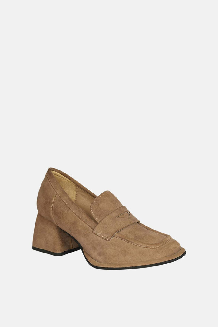 Viviana Suede - Heel Loafers
