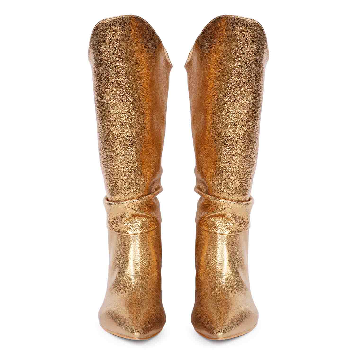 2023-24UPZ boots　RCRシエルのみイエロー Amazon.com | Modatope Gold Womens Mid Calf Boots Zipper