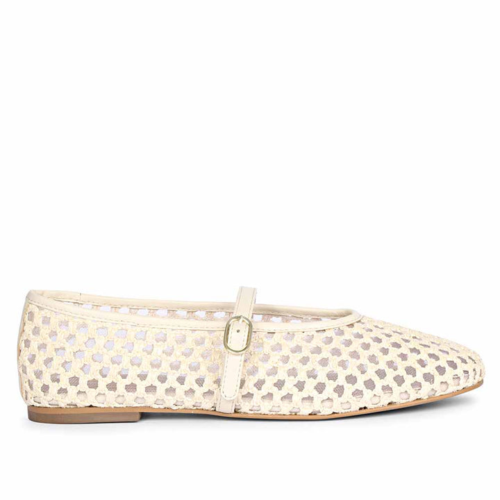 Saint Dia Beige Handcrafted Nappa Leather Pumps