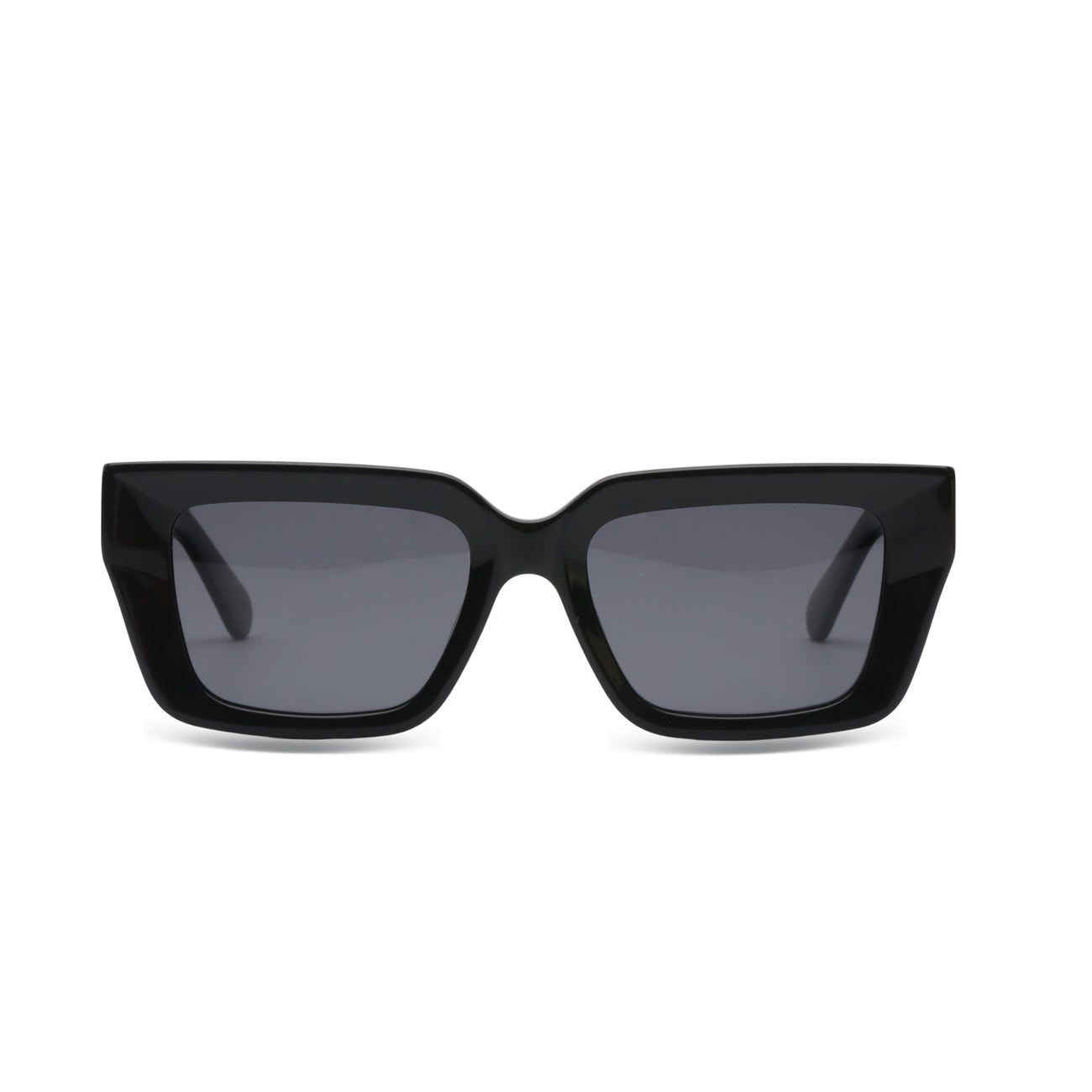 Obsidian Noir Black Sculpted Sunglasses – SaintG USA