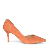 Saint Layla Orange Suede Leather Pumps