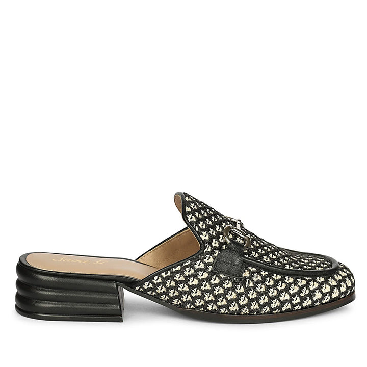 Sain - Black Heel Loafers