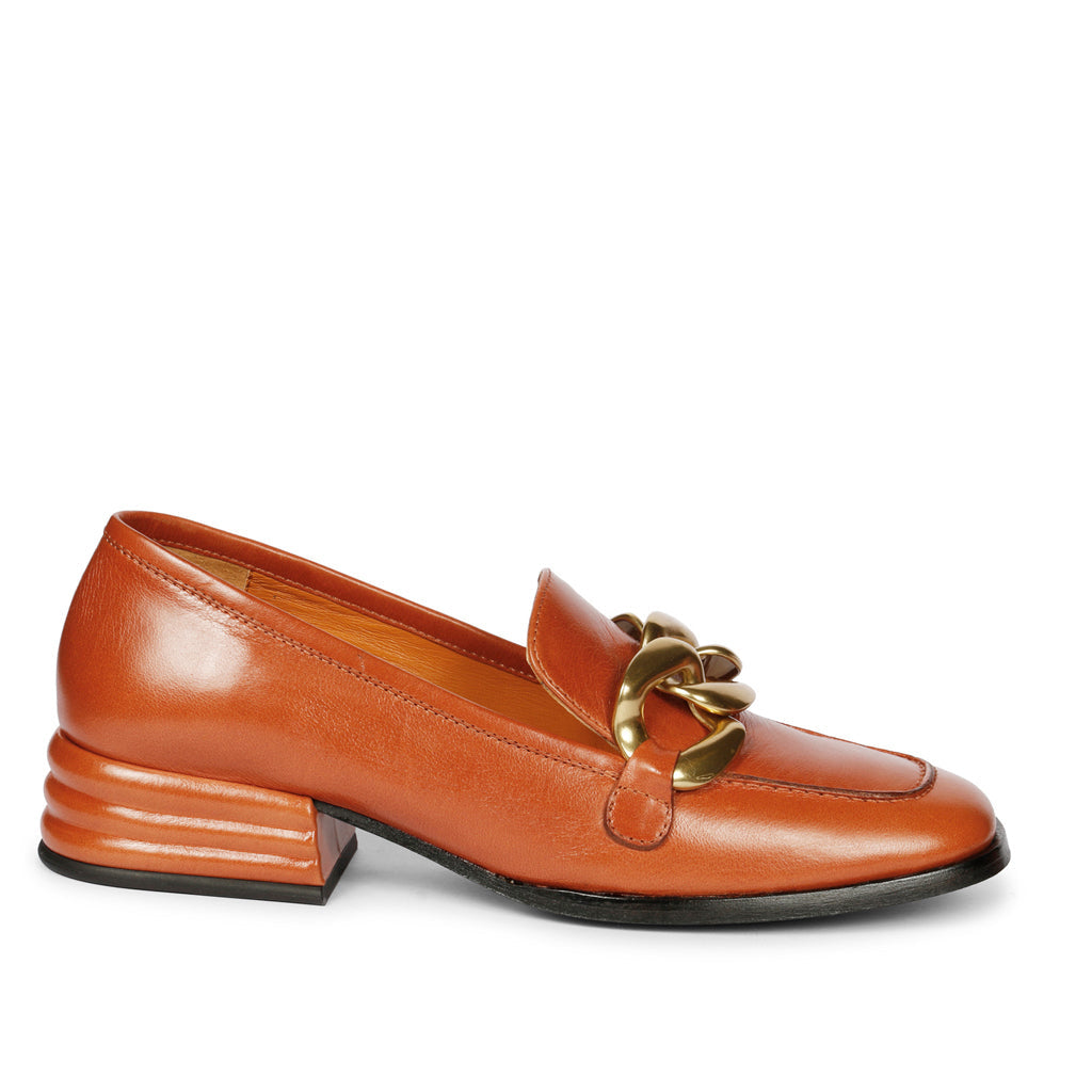 Saint Juliet Rust Leather Handcrafted Moccasins