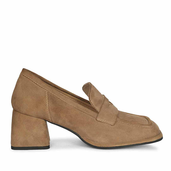 Viviana Suede - Heel Loafers
