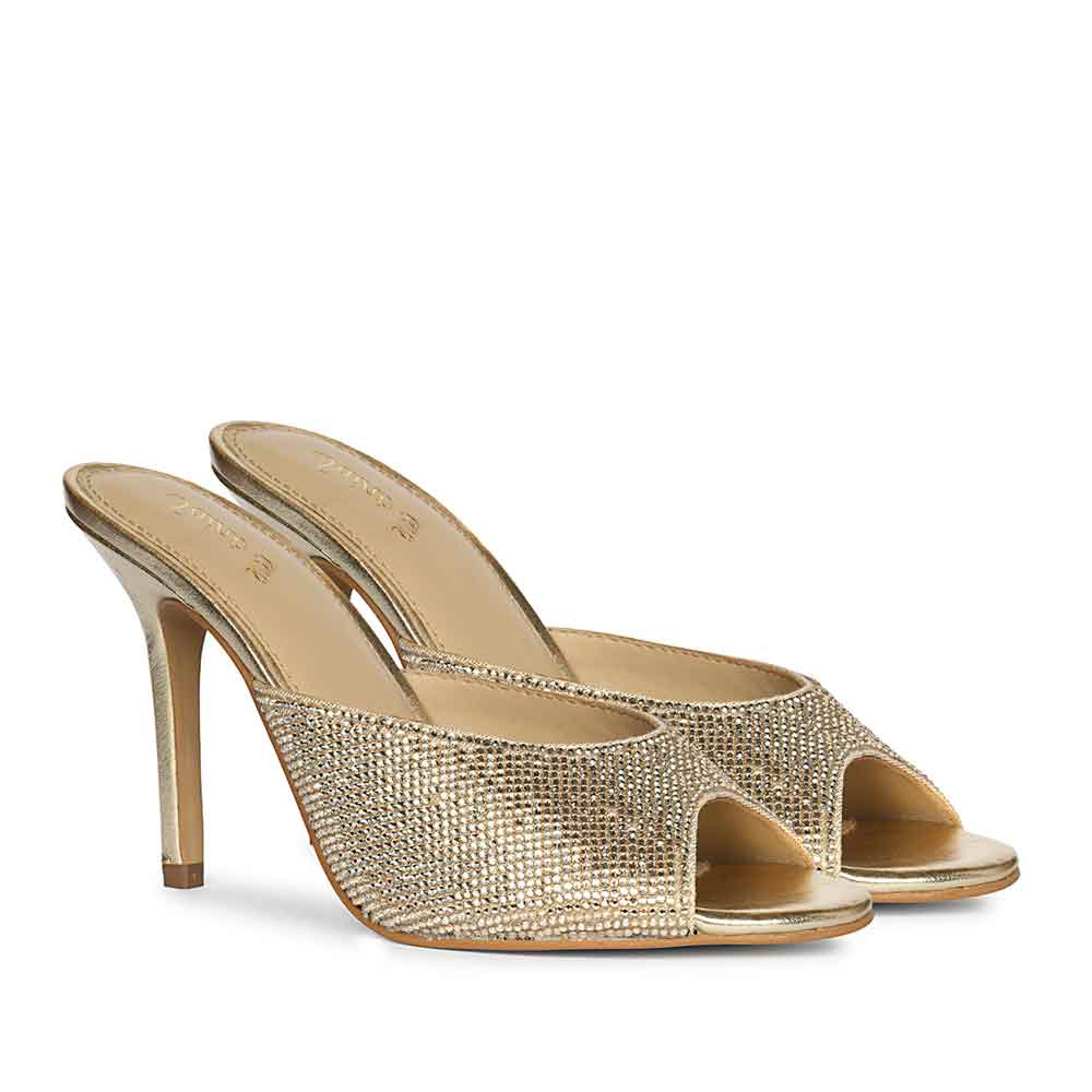 Saint Estrella Glow Crystal Stiletto Heels