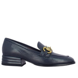 Saint Jacqueline Leather Navy Handcrafted Shoes