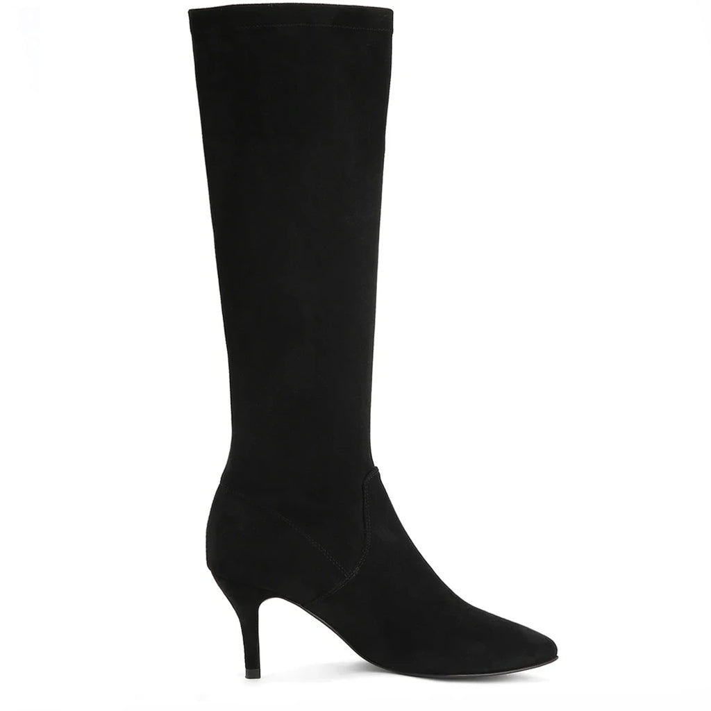 Buy Black Boots for Women by Flat n Heels Online | Ajio.com