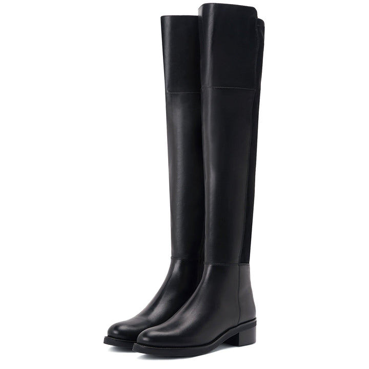 Saint Isabella Brown Strech Suede above the knee boots