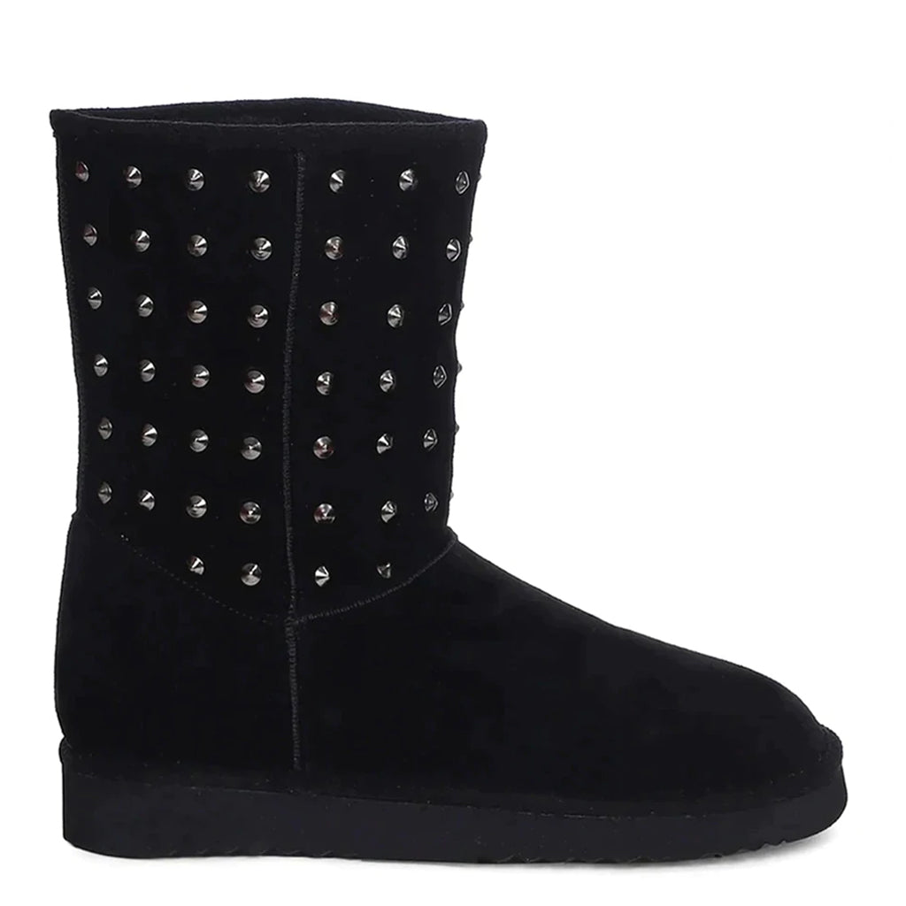 Studded snow outlet boots