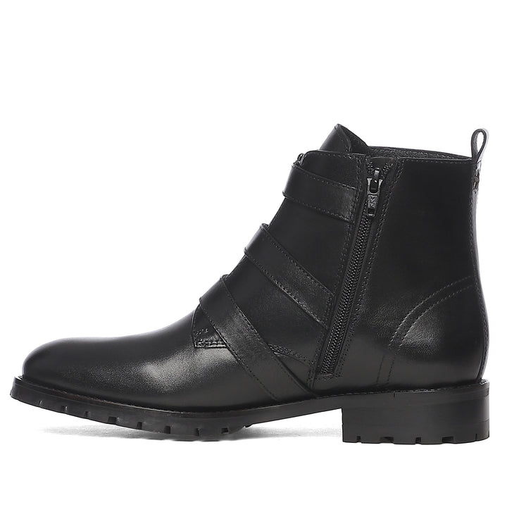 Saint Aurora Multi Buckle Leather Boots
