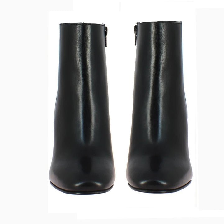 Saint Alexa Black Leather Ankle Boots - SaintG