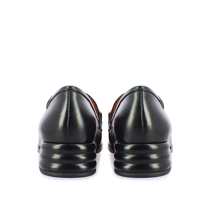 Jenny Leather Black Handcrafted Shoes