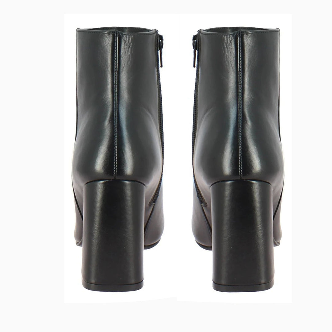 Saint Alexa Black Leather Ankle Boots - SaintG