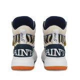 Saint Laurel Multi Color Leather Handcrafted Sneakers