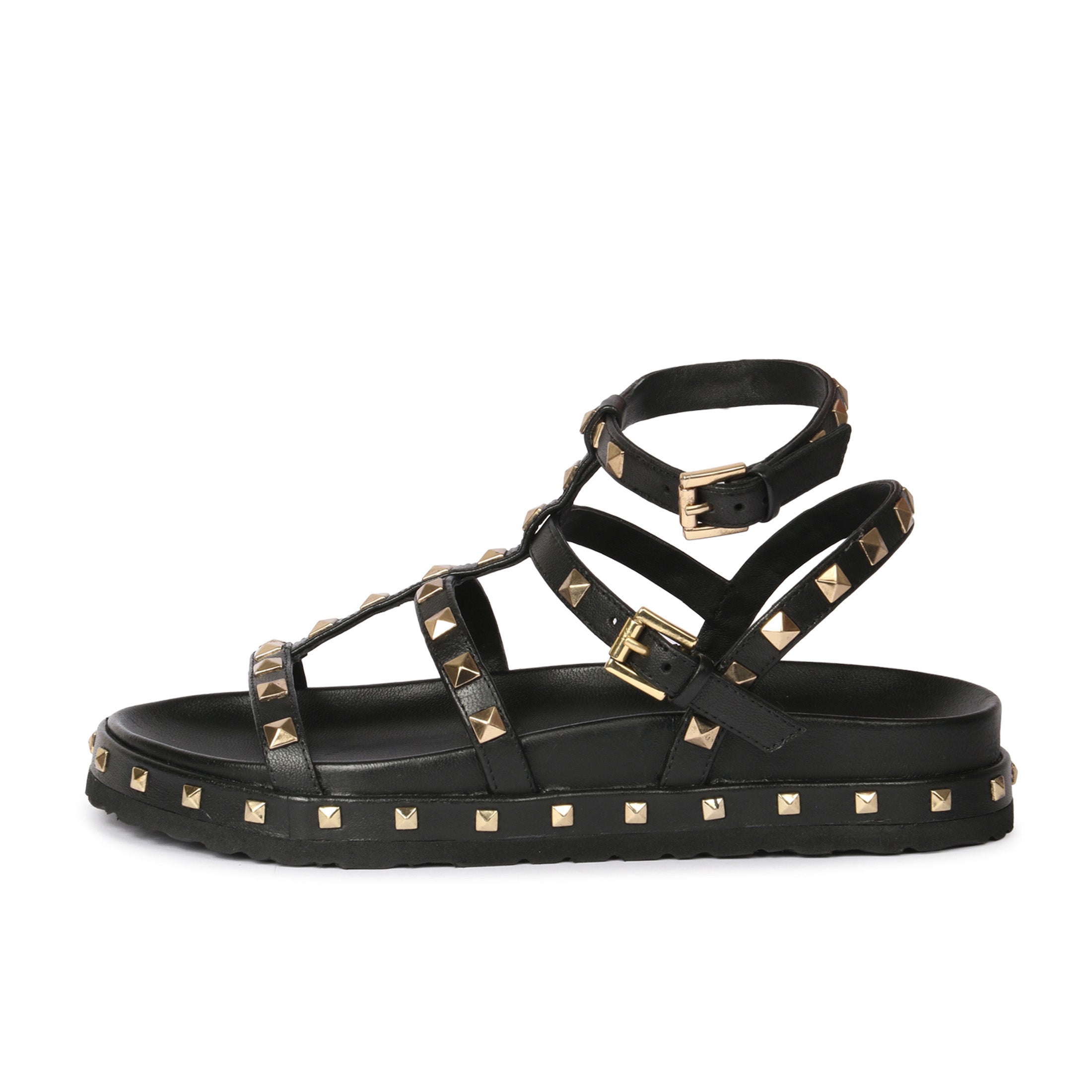 Alicia Studded Strappy Sandals – SaintG USA