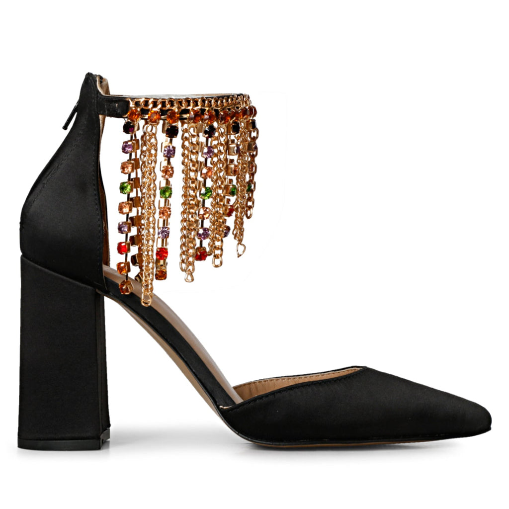 Studded Decor Heeled Gladiator Sandals | SHEIN IN