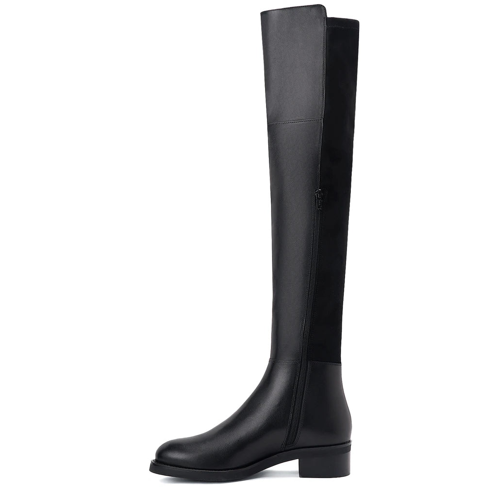 Saint Isabella Brown Strech Suede above the knee boots