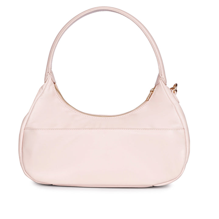Tesorina Pink Blush Hand Woven Leather Hobo Bag