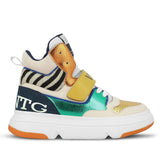 Saint Laurel Multi Color Leather Handcrafted Sneakers